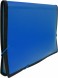 Портфель Бюрократ -BPR13LBLUE 13 отдел. A4 с окантовкой пластик 0.7мм синий
