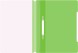 Папка-скоросшиватель Бюрократ -PS20LETT A4 прозрач.верх.лист пластик салатовый 0.12/0.16