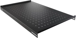 Полка стационарная NTSS NTSS-FS-1000-BL 1U нагр.:60кг. 750мм черный