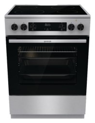 Плита Электрическая Gorenje GECS6C70XC нержавеющая сталь стеклокерамика (без крышки)