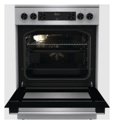 Плита Электрическая Gorenje GECS6C70XC нержавеющая сталь стеклокерамика (без крышки)