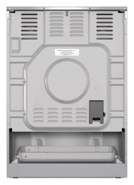 Плита Электрическая Gorenje GECS6C70XC нержавеющая сталь стеклокерамика (без крышки)