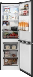 Холодильник Weissgauff WRK 185 Total NoFrost Inverter Black Inox 2-хкамерн. черная сталь инвертер