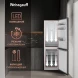 Холодильник Weissgauff WRK 185 Total NoFrost Inverter Black Inox 2-хкамерн. черная сталь инвертер