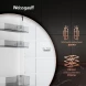 Холодильник Weissgauff WRK 185 Total NoFrost Inverter Black Inox 2-хкамерн. черная сталь инвертер