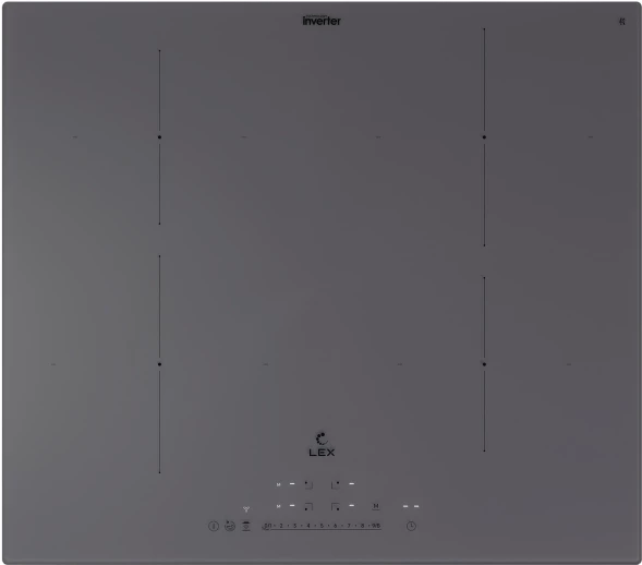 Индукционная варочная поверхность Lex Hi-Tech EVI 640A I GR серый