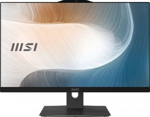 Моноблок MSI Modern AM242P 12M-669RU 23.8&amp;quot; Full HD i5 1235U (1.3) 16Gb SSD512Gb Iris Xe Windows 11 Pro GbitEth WiFi BT 120W клавиатура мышь Cam черный 1920x1080