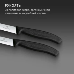 Набор ножей Victorinox Swiss Classic 6.7793.2 компл.:2предм. черный европодвес