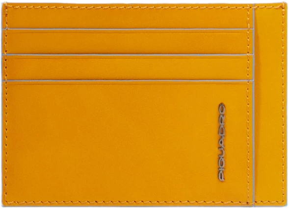 Чехол для кредитных карт Piquadro Blue Square PP2762B2R/G шафрановый натур.кожа