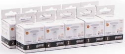 Лампа светодиодная Gauss Elementary MR16 7Вт цок.:GU10 спот 220B 3000K св.свеч.бел.теп. (упак.:10шт) (13617)