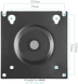 Кронштейн для мониторов Kromax OFFICE-15 черный 15&amp;quot;-32&amp;quot; макс.10кг настольный поворот и наклон