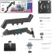 Кронштейн для мониторов Kromax OFFICE-15 черный 15&amp;quot;-32&amp;quot; макс.10кг настольный поворот и наклон