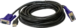 Кабель KVM Origo OKVMCU5 5м черный VGA-USB (m) (OKVMCU5/A1A)