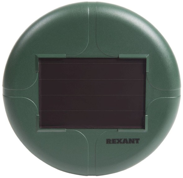 Отпугиватель Rexant 71-0027 ультразвуковой портативный 400-1000 кГц р.д.:30м зеленый/серебристый