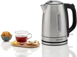 Чайник электрический Gorenje K17DS 1.7л. 2200Вт серебристый корпус: металл/пластик