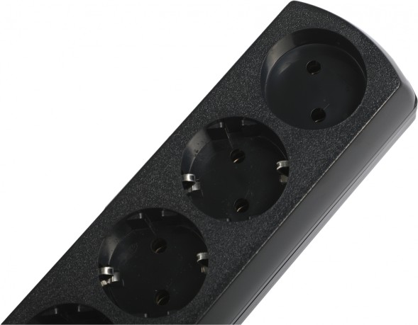 Сетевой фильтр Most H6 5м (6 розеток) черный (коробка)