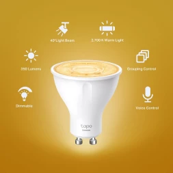 Умная лампа TP-Link Tapo L610 GU10 2.9Вт Wi-Fi (упак.:1шт)