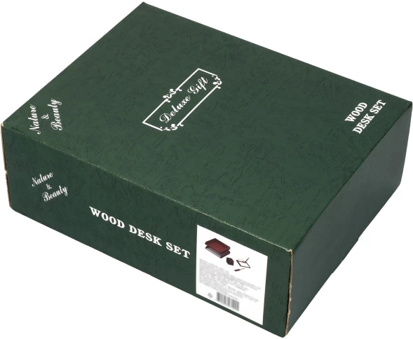 Настольный набор Good Sunrise M4C-10A (4 предмета) красное дерево дерево бордовый/черный