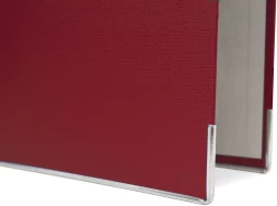 Папка-регистратор Silwerhof A4 50мм ПВХ/бумага красный мет.окант. сборная (упак.:2шт)