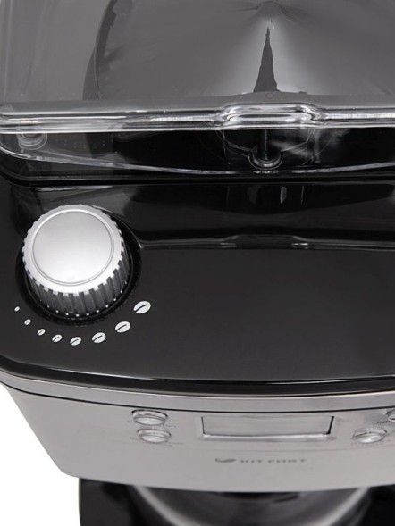 Кофеварка капельная Kitfort КТ-705 1000Вт серебристый