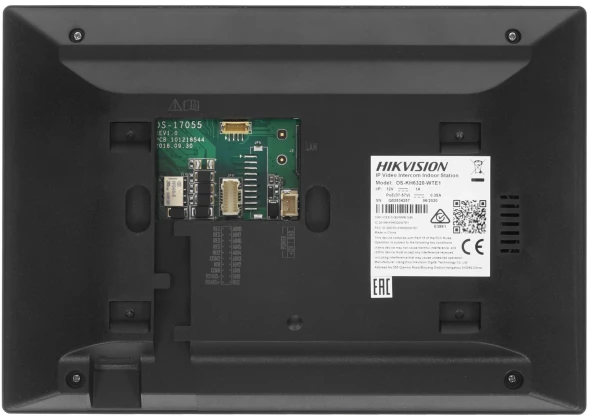 Видеодомофон Hikvision DS-KH6320-WTE1 черный