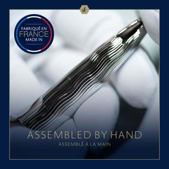 Ручка перьев. Waterman Hemisphere L`Essence du Bleu (CW2166467) LaqBlue CT F сталь нержавеющая подар.кор.