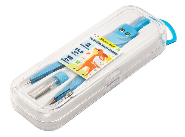 Готовальня Silwerhof Веселые друзья металл 11.5см в компл.:2 предмета