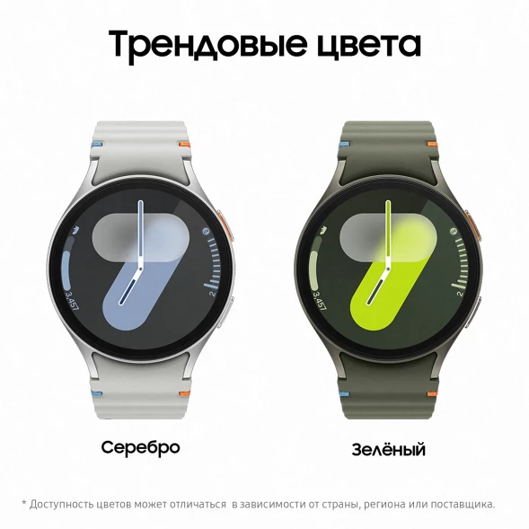 Смарт-часы Samsung Galaxy Watch 7 LTE 44мм 1.47&amp;quot; AMOLED корп.серебристый рем.серебристый (SM-L315FZSACAU)