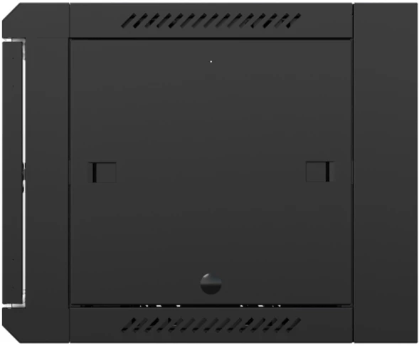 Шкаф коммутационный NTSS (NTSS-W9U6060GS-BL) настенный 9U 570x600мм пер.дв.стекл 60кг черный 500мм 22кг 220град. 500мм IP20 сталь
