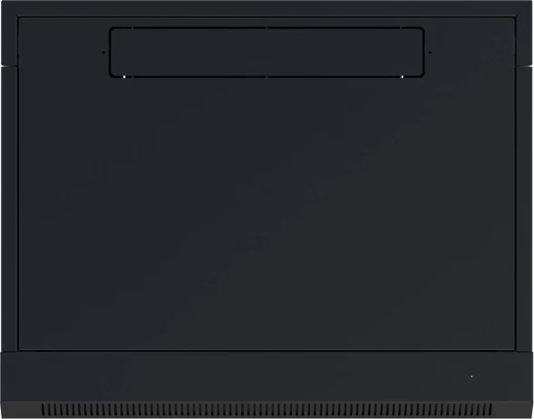 Шкаф коммутационный NTSS (NTSS-W9U6060GS-BL) настенный 9U 570x600мм пер.дв.стекл 60кг черный 500мм 22кг 220град. 500мм IP20 сталь
