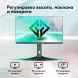 Монитор GMNG 27&amp;quot; Gaming GM-27F23 черный IPS LED 2ms 16:9 HDMI M/M матовая HAS Piv 400cd 178гр/178гр 3840x2160 160Hz G-Sync FreeSync DP Quad 4K (2160p) 6.63кг