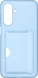 Чехол (клип-кейс) Samsung для Samsung Galaxy A26 Card Slot Case A26 голубой (EF-OA266TLEGRU)