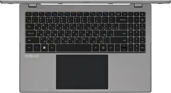 Ноутбук Osio BaseLine B150i-006s N-series N100 8Gb SSD512Gb Intel UHD Graphics 15.6&amp;quot; IPS FHD (1920x1080) Windows 11 Home silver WiFi BT Cam 5000mAh