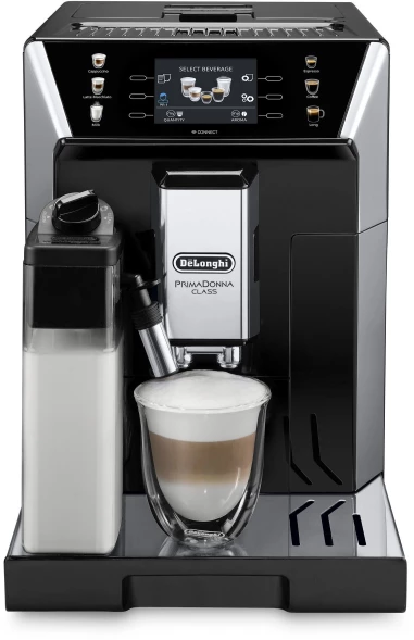 Кофемашина Delonghi ECAM550.65.SB 1450Вт черный/серебристый