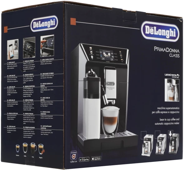 Кофемашина Delonghi ECAM550.65.SB 1450Вт черный/серебристый