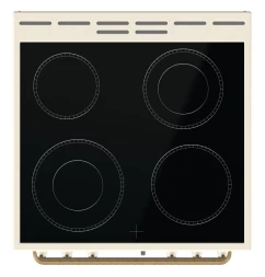 Плита Электрическая Gorenje GECS6B70CLI бежевый стеклокерамика (без крышки)