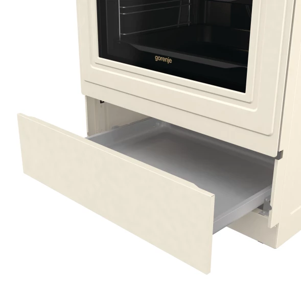 Плита Электрическая Gorenje GECS6B70CLI бежевый стеклокерамика (без крышки)