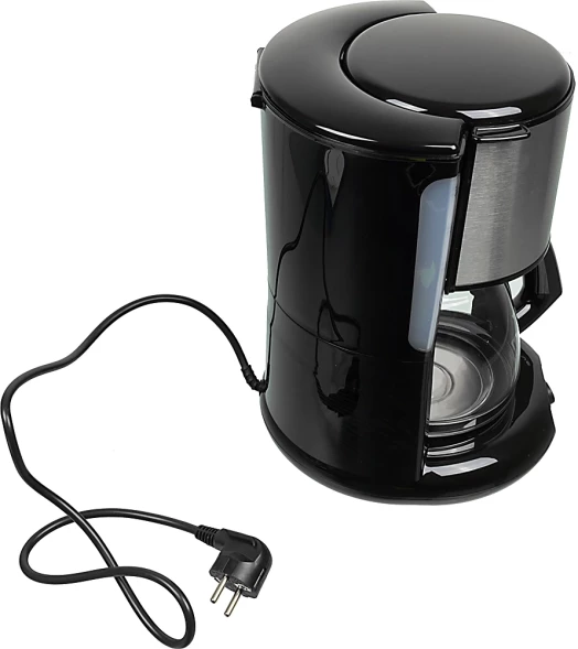 Кофеварка капельная Tefal CM361838 1200Вт серебристый/черный
