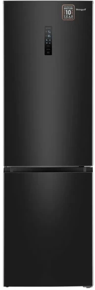 Холодильник Weissgauff WRK 2000 Total NoFrost Inverter Black Inox 2-хкамерн. черный инвертер