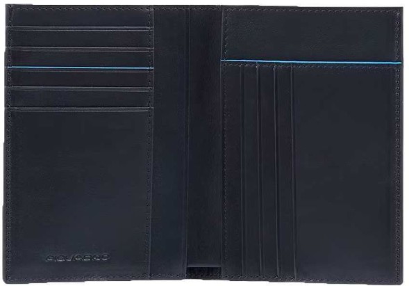 Кошелек мужской Piquadro Blue Square Revamp PU1393B2VR/BLU синий натур.кожа