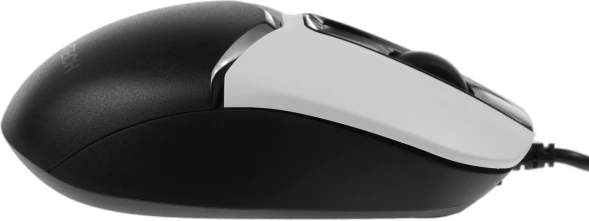 Мышь A4Tech Fstyler FM12 Panda белый/черный оптическая (1200dpi) USB (3but)