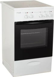 Плита Электрическая Лысьва EF3001MK00 белый стеклокерамика (без крышки)