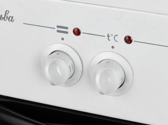 Плита Электрическая Лысьва EF3001MK00 белый стеклокерамика (без крышки)