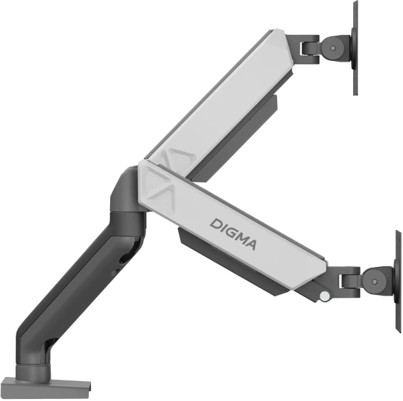 Кронштейн для мониторов ЖК Digma D-MM102D серый 17&amp;quot;-32&amp;quot; макс.9кг крепление к столешнице поворот и наклон