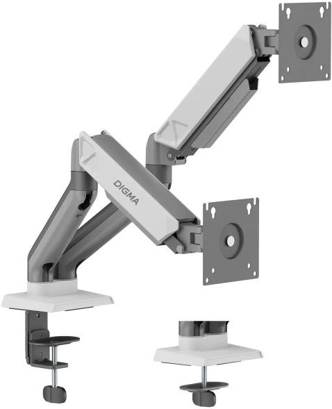Кронштейн для мониторов ЖК Digma D-MM102D серый 17&amp;quot;-32&amp;quot; макс.9кг крепление к столешнице поворот и наклон