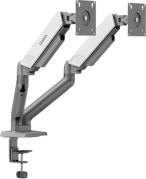 Кронштейн для мониторов ЖК Digma D-MM102D серый 17&amp;quot;-32&amp;quot; макс.9кг крепление к столешнице поворот и наклон