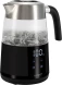 Чайник электрический Vitek VT-WK1044 1.7л. 2200Вт черный/серебристый корпус: стекло/пластик