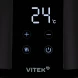 Чайник электрический Vitek VT-WK1044 1.7л. 2200Вт черный/серебристый корпус: стекло/пластик