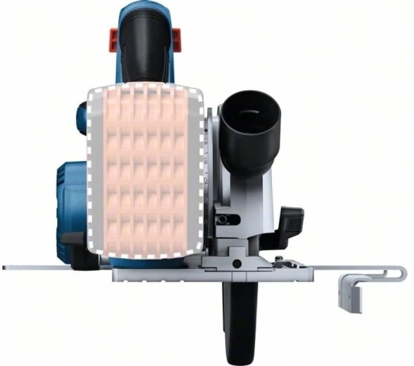 Циркулярная пила (дисковая) Bosch GKS 185-LI (ручная) D диска.:165мм (06016C1221)