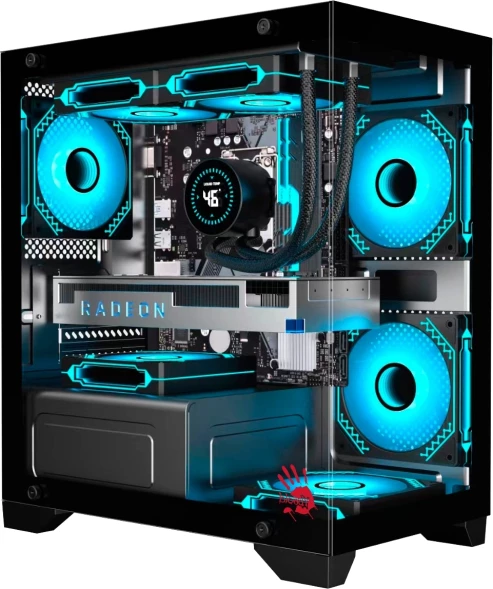 Корпус Bloody BD-CC103 черный без БП mATX 7x120mm 1xUSB2.0 1xUSB3.0